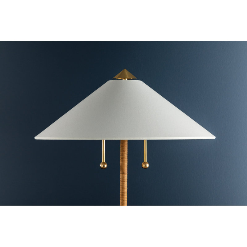Lampe Flare en laiton vieilli 24 po Flare