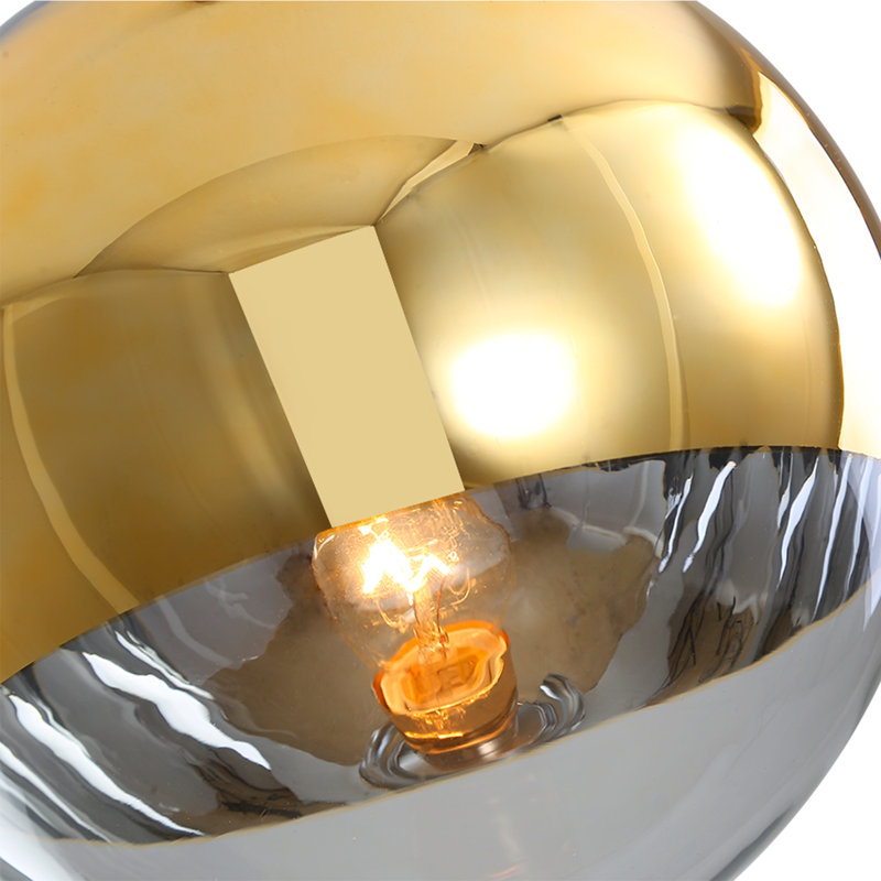 Luminaire suspendu doré 14 po Sfera, 14", Doré