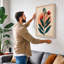 Flowering Plant Study Botanical - Wrapped Canvas-131762724-131762725