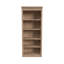 Bibliothèque ouverte traditionnelle en bois, rangement de bureau, entièrement assemblée, brun-565188424
