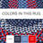 Farmhouse Braided Cotton Blue / Red Area Rug-2130532589