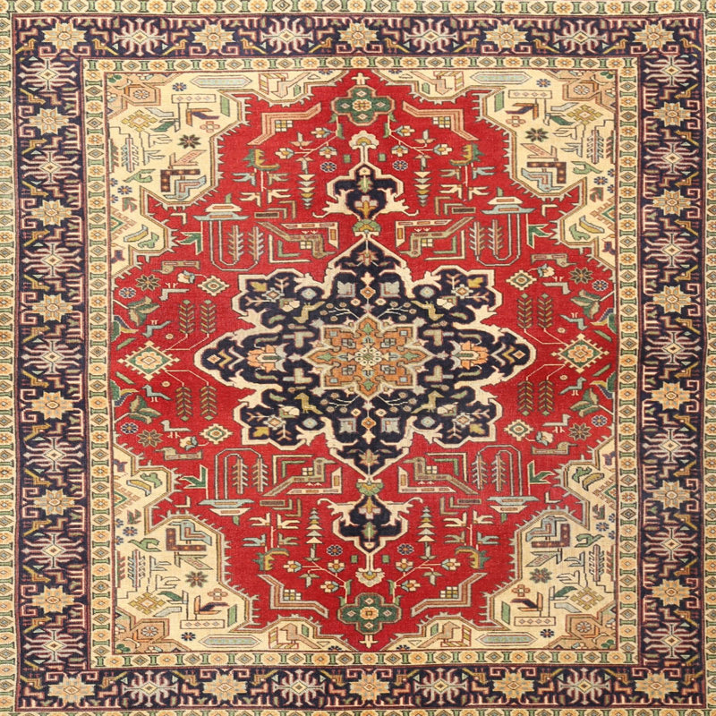 Southwestern Indoor Rug, Round 3'