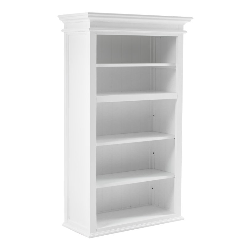 Meuble de rangement à une baie Halifax Jakeith, dessus 59,06 po H x 35,43 po Bibliothèque W, Brun