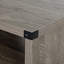 Table de chevet Pereda en gris