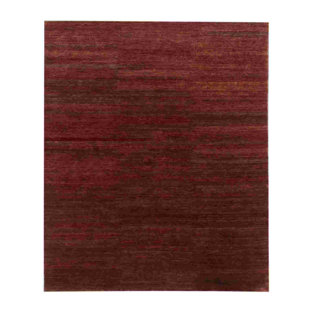 Tapis rouille en jute