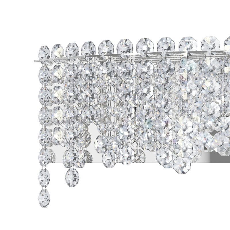 Chantant 4 - Light Flush Mounted Sconce, Heritage Clear Crystal