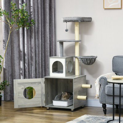 144.5cm H Cat Tree