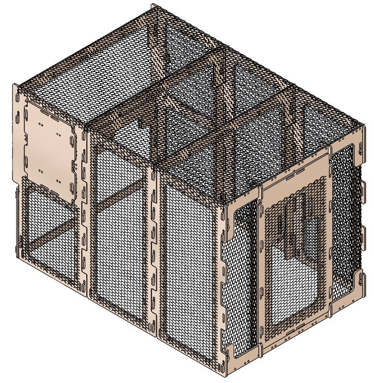 16 Square Feet Chicken Run For Up To 8 Chickens