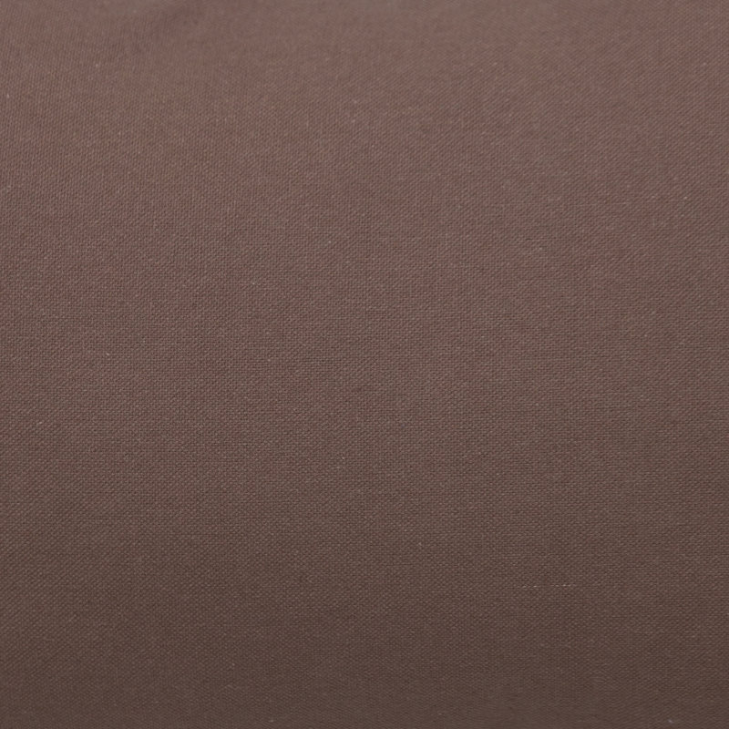 Parkland Collection Transitional Solid Brown Rectangle 18" x 12" Pillow, Brown