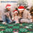 Washable Christmas Runner – Non-Slip,  Soft, Low Pile, Stain-Resistant Carpet for Hallway, Laundry, Kitchen (Red)-987462696