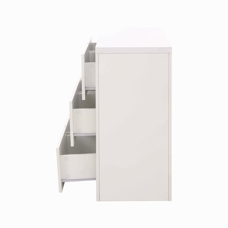 Table multifonctionnelle à six tiroirs, bureau amovible, trois compartiments de rangement et six pompes