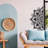 Elegant Decorative Metal Wall Accessory, Black Finish, 60.6 x 30.7 inches | 100% Metal Construction, Thickness: 0.06 inches | Ideal for Modern Home Decor, Easy Wall Mounting, Stylish and Durable Design-1277456630-1277456633