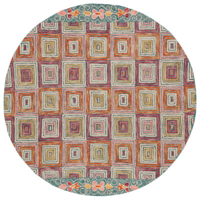 Deyoung Hand Tufted Wool Geometric Rug