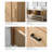 Seddon 42'' Free Standing Single Bathroom Vanity with Engineered Stone Top