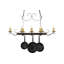 Handforged Oval 8 Light Pot Rack