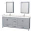 Sheffield 79" Double Bathroom Vanity Base Only-31336917