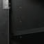 Armoire de rangement triangulaire noire avec tablettes réglables pour la maison et la cuisine-1991897861