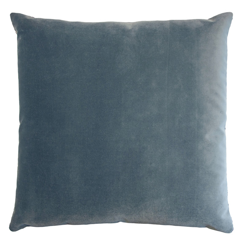Waffle Square Pillow Cover & Insert, Storm