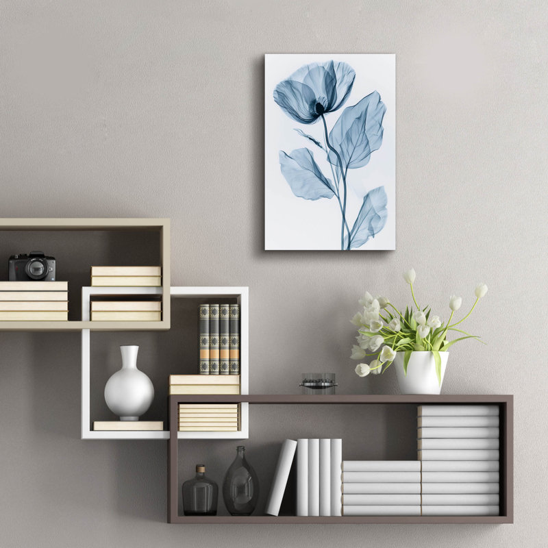 Art mural épique «X-rayed Flower» par Andreas Magnusson, 16 po x 24 po, H 24 po x l 16 po
