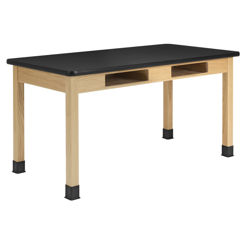 Tablier simple, H 30 po x l 48 po x P 24 po, Plastic Laminate Top, Chêne
