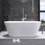 Baignoire autoportante en acrylique 63 po