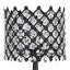 Crystal Lattice Radiance Table Lamp - Matte Black & Clear Crystal - Set of 2