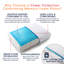 Coussin de lit de refroidissement standard en mousse mémoire de forme moelleux avec gel Grandstaff