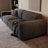Dark Gray Polyester Modular Sofa cushion couch-869074513