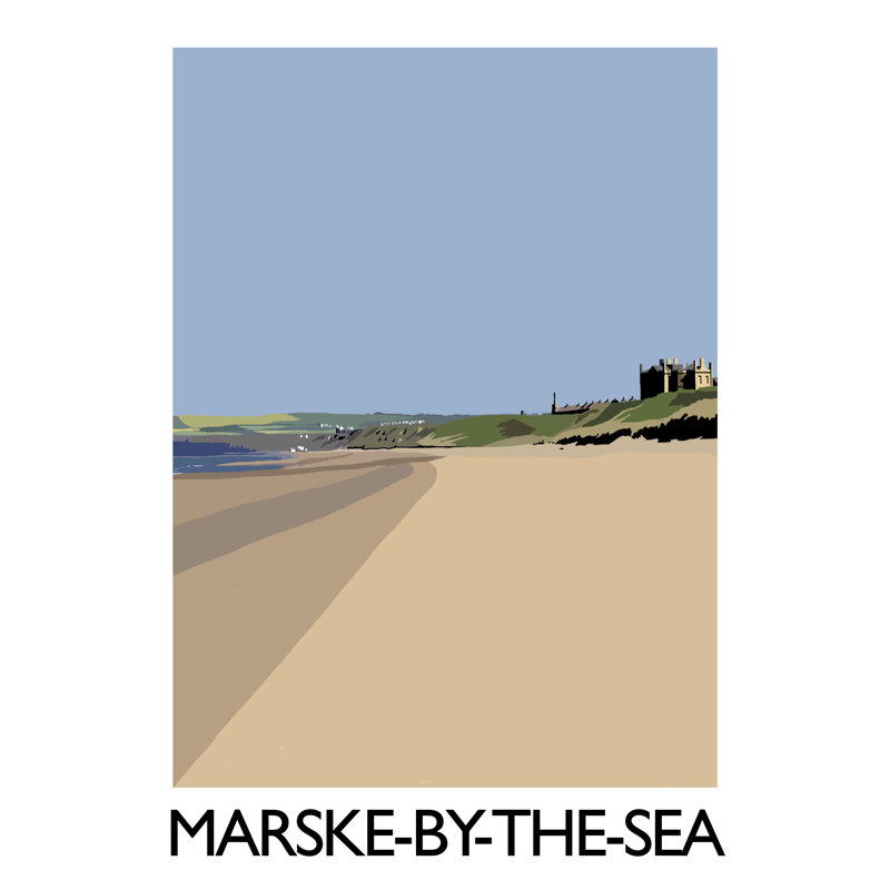 Marske-by-the-Sea 3 by Richard O'Neil - Print, 40 cm H x 30 cm W x 1 cm D, No Frame