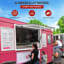 Concession Window , Aluminum Alloy Food Truck Service Window with Awning Door & Drag Hook, Up to 85 Degrees Stand Serving Window for Food Trucks Concession Trailers, Glass Not Included-85796875