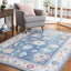 Tapis bleu marine / ivoire Southwestern-2080223867