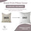 Housse de coussin imprimée à la main Fabividine - Coussin décoratif pour canapé et canapé, Jarul, rose-114976789