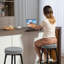 Counter Stool with Metal Frame