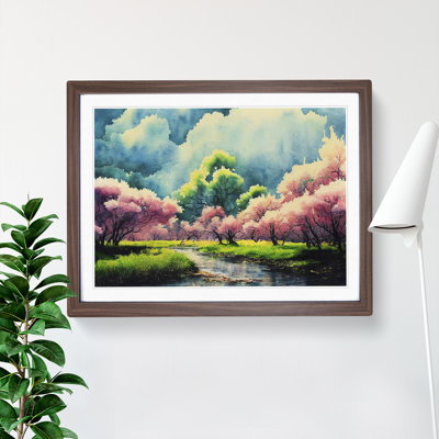 Spring Forest Watercolour Vol.1 - Framed Print