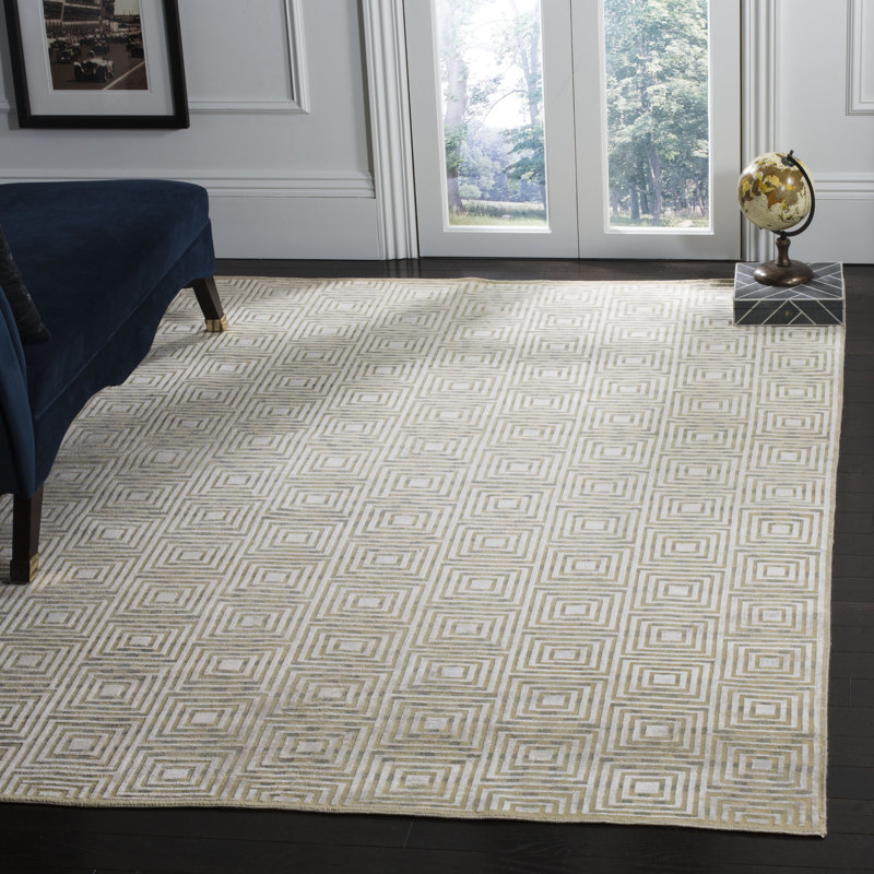 Tapis en laine et viscose Keiondre, Rectangle 8 pi x 10 pi