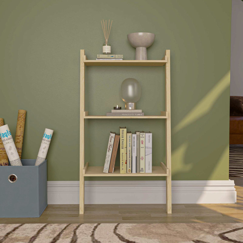 Ogilvie 56cm W Ladder Bookcase, 100.5cm H, Pine