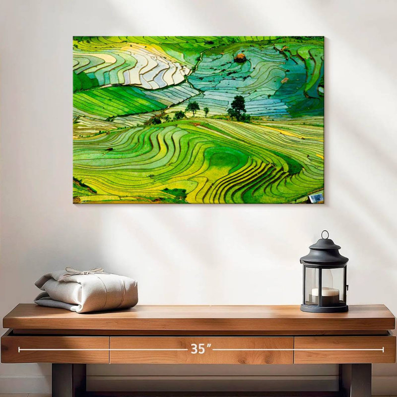 Rizières Alvord Lao Cai, H 16 po x l 24 po