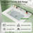 60" Modern Green Freestanding Double Sink Bathroom Vanity Set with Integrated Sinks and Storage-1467678564