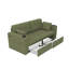 68'' Chenille Sofa With Multi-Functional Armrests-1241039249