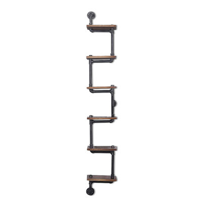 Johnell 6 Piece Tiered Industrial Pipe Shelves