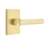 Spencer Flat Privacy (Bed & Bath) Door Lever with Rectangle Rosette