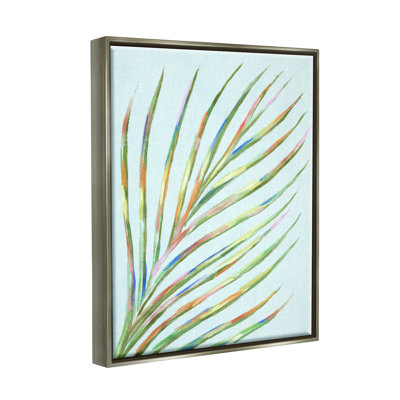 «Vivid Palm Leaf Botanical», encadrée par Floater