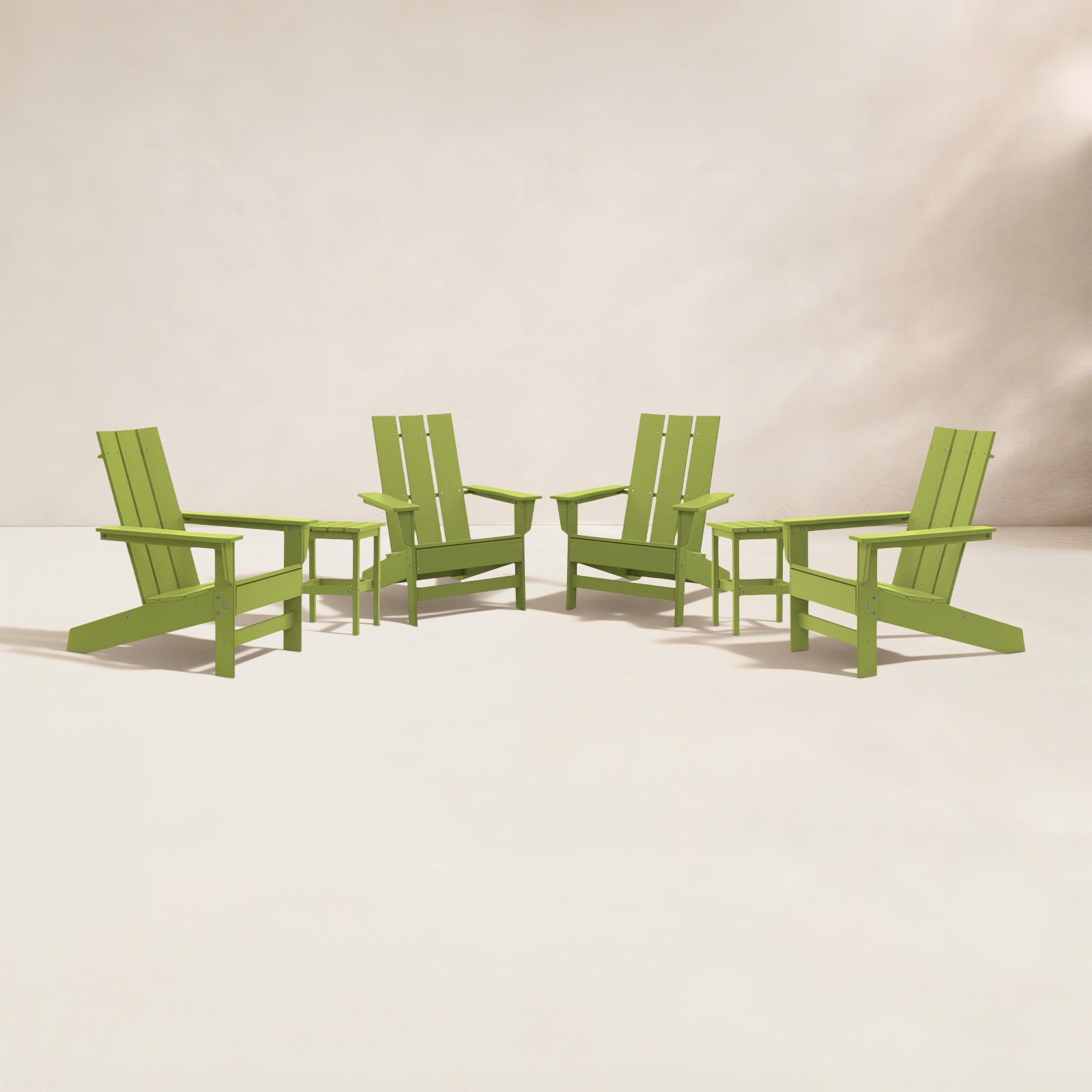 Ratcliff 4 - Person Patio Seating Group, Lime Green