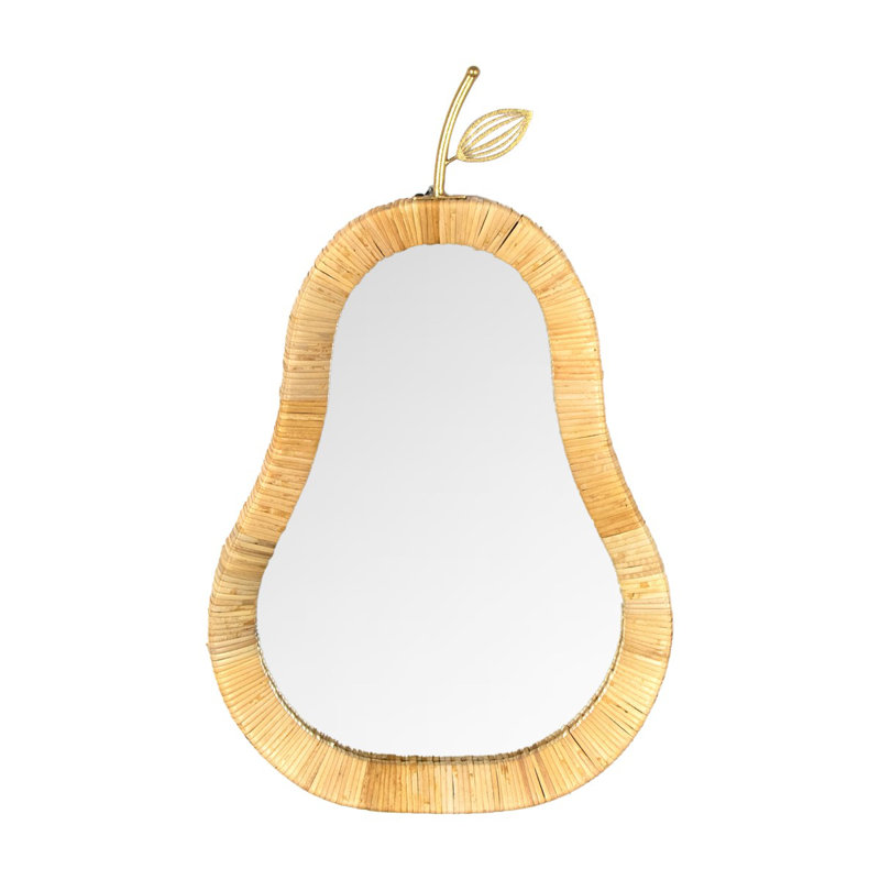 Ashbourne Glass And Wood Rectangle Mirror