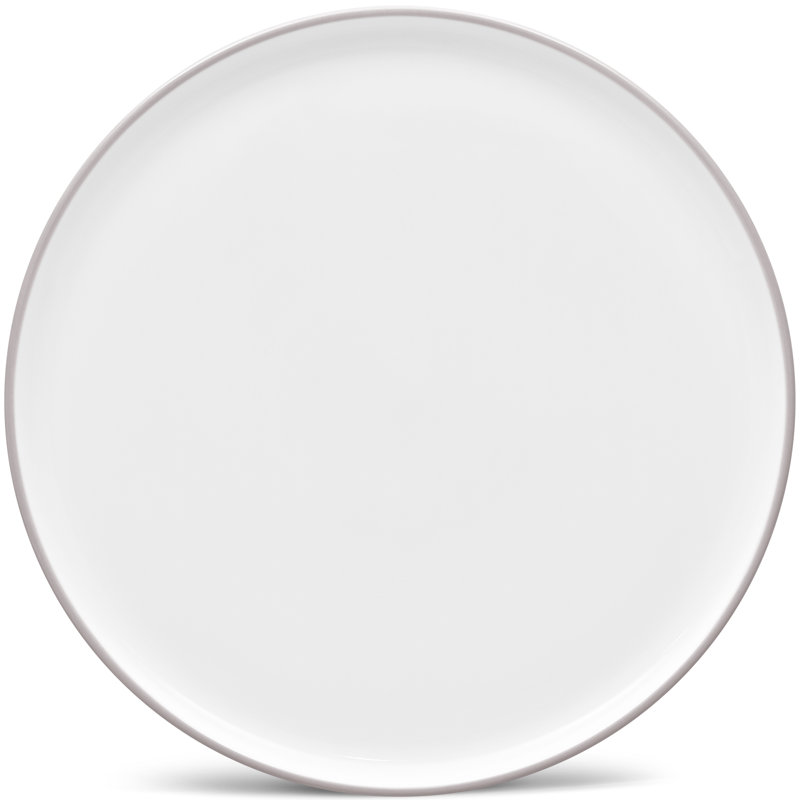 Plateau rond en pierre Noritake Colortex, 11,5 po, Taupe