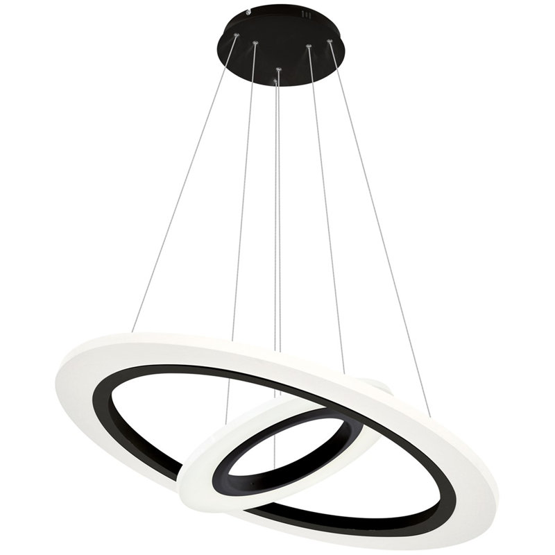 Ajacia 1 - Light Black/White LED Pendant
