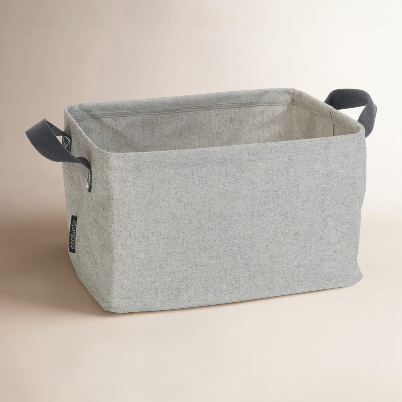 Brabantia 9.2 Gallon Foldable Laundry Basket, Gray