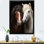 «Zahoor White and Brown Horse Dynamic Duo I», reproduction d'art sur toile