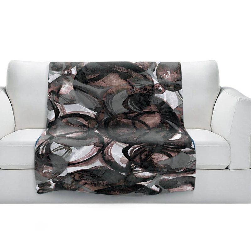 Hand Woven Throw Blanket, 68" W x 80" L