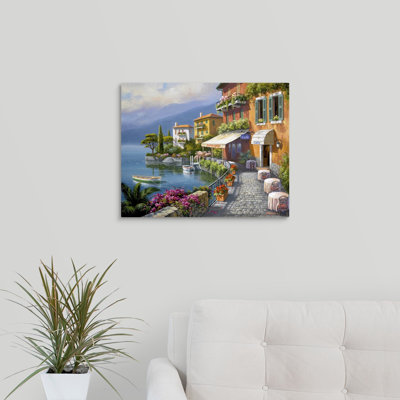 « Seaside Bistro Cafe » par Sung Kim, reproduction d'art